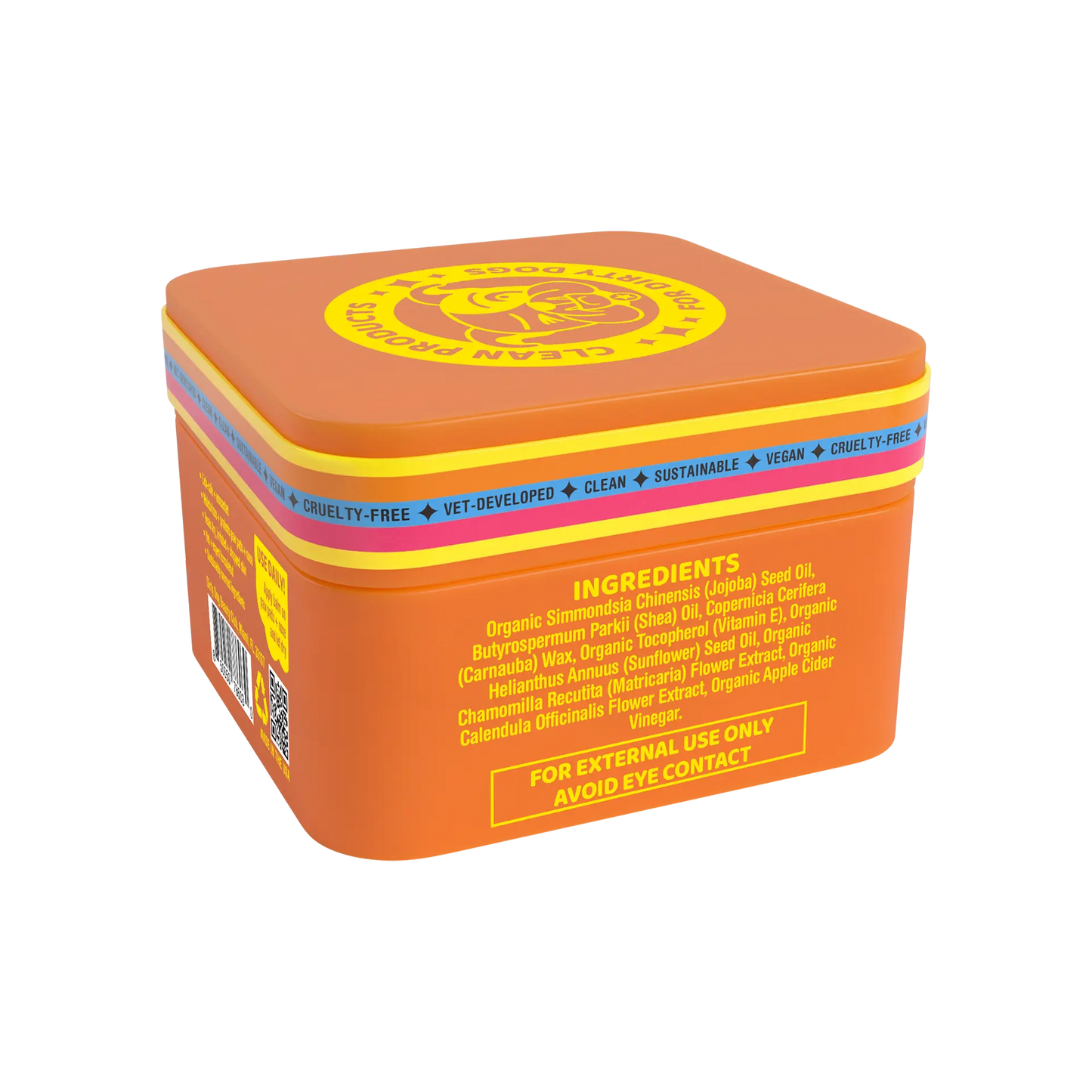 Butter Pup Dog Paw and Nose Balm – Vet-Developed Skin Barrier Protection for Dogs, Lick-Safe, Unscented, 1.8 Oz
