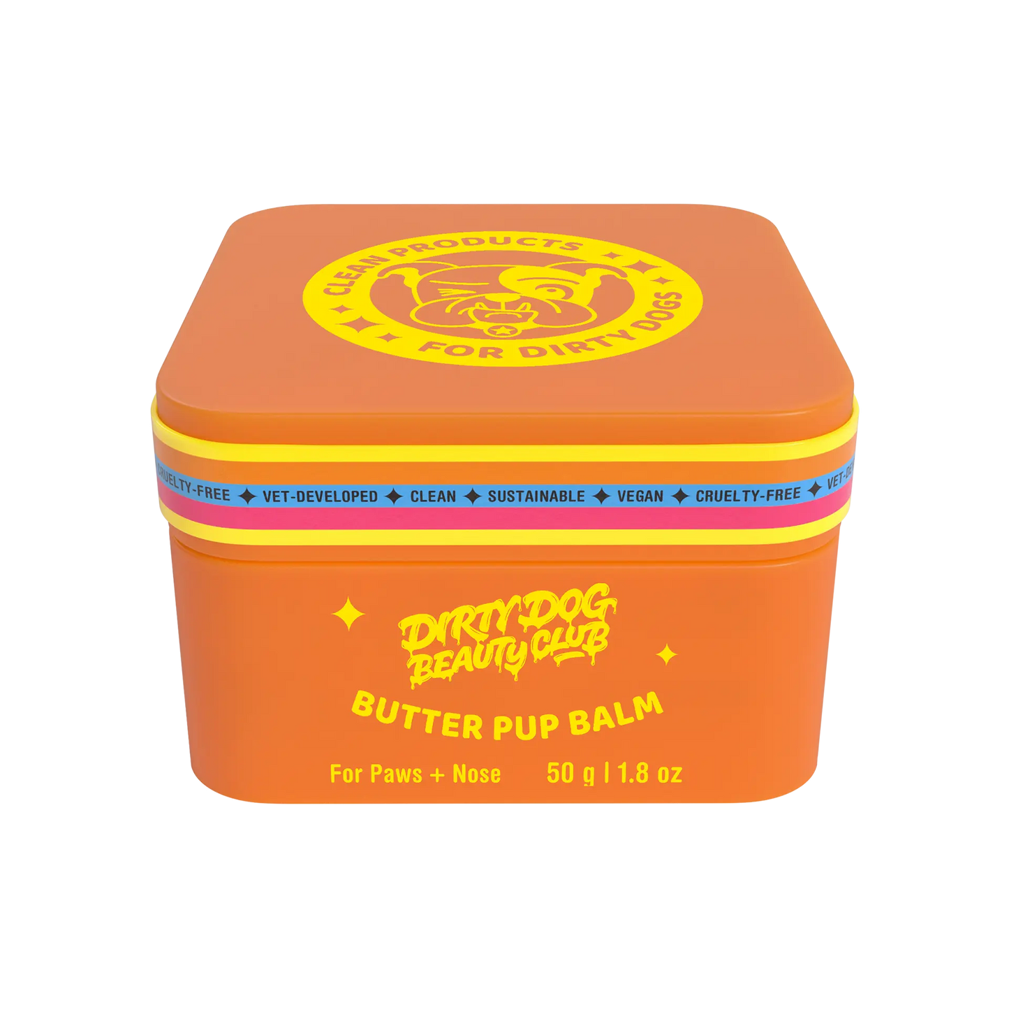 Butter Pup Dog Paw and Nose Balm – Vet-Developed Skin Barrier Protection for Dogs, Lick-Safe, Unscented, 1.8 Oz