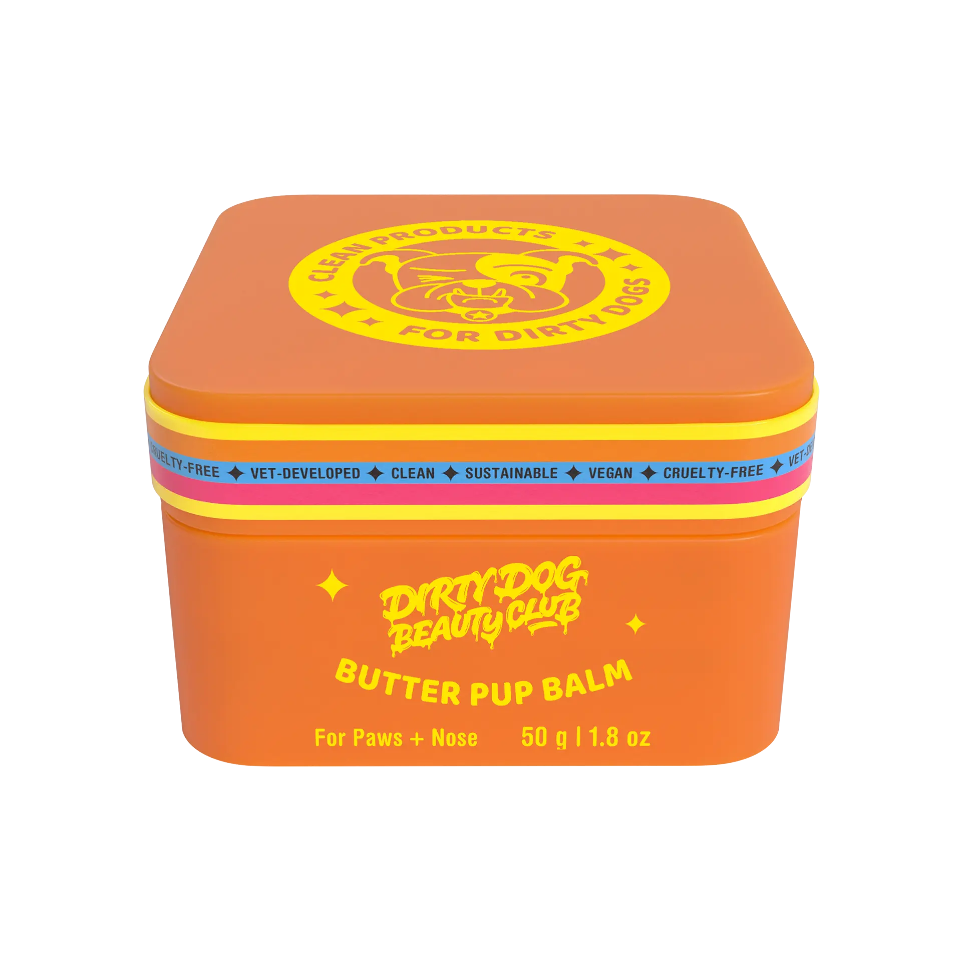 Butter Pup Dog Paw and Nose Balm – Vet-Developed Skin Barrier Protection for Dogs, Lick-Safe, Unscented, 1.8 Oz