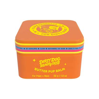 Butter Pup Dog Paw and Nose Balm – Vet-Developed Skin Barrier Protection for Dogs, Lick-Safe, Unscented, 1.8 Oz
