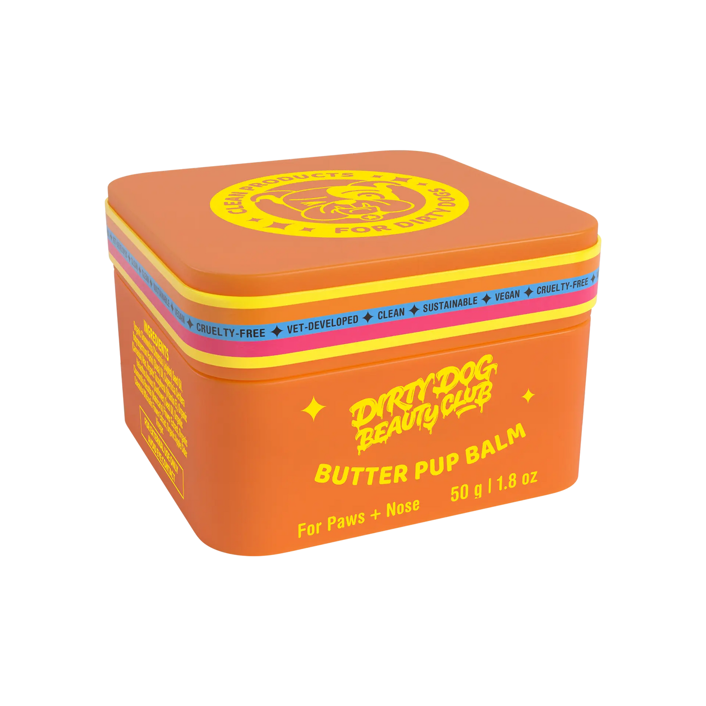 Butter Pup Dog Paw and Nose Balm – Vet-Developed Skin Barrier Protection for Dogs, Lick-Safe, Unscented, 1.8 Oz
