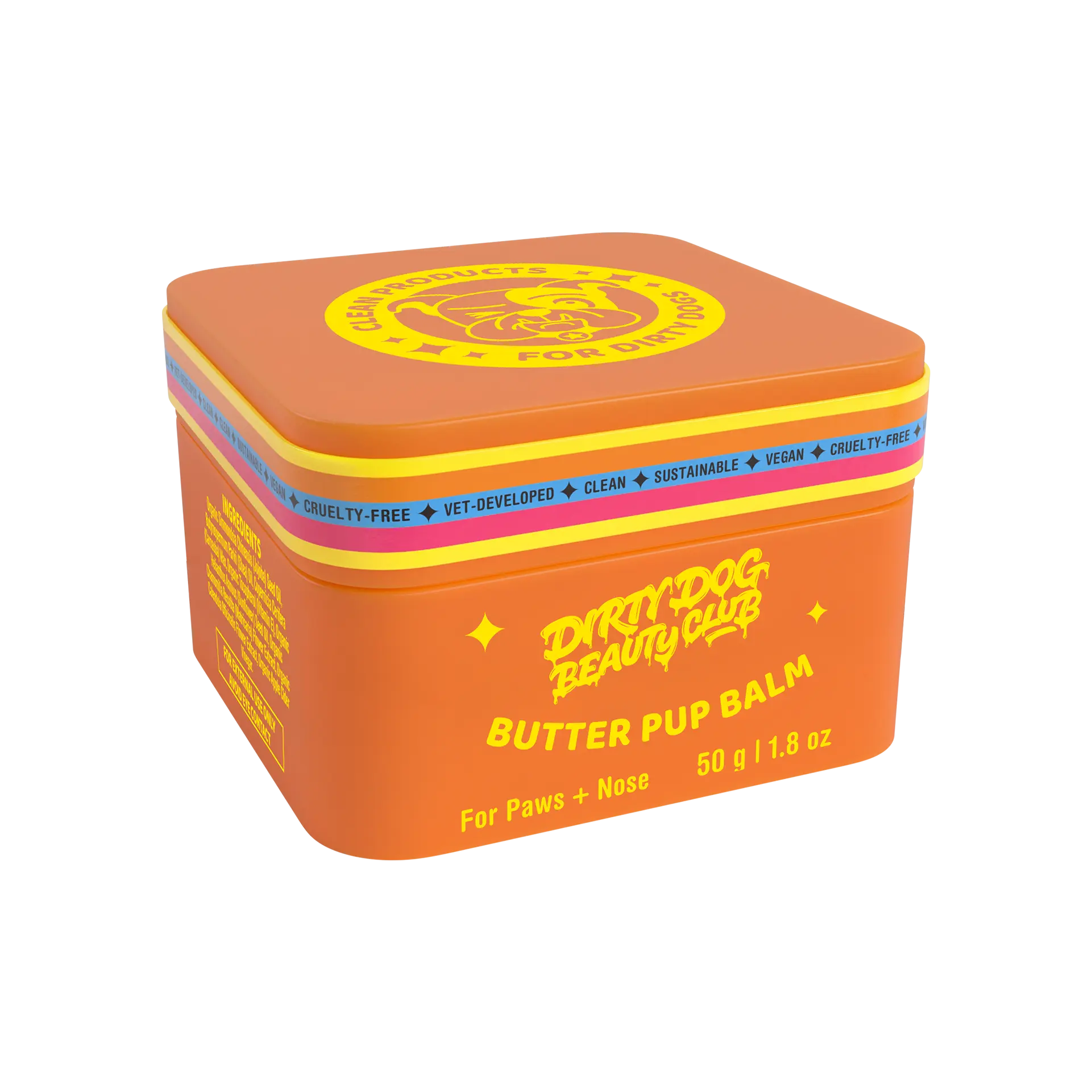 Butter Pup Dog Paw and Nose Balm – Vet-Developed Skin Barrier Protection for Dogs, Lick-Safe, Unscented, 1.8 Oz