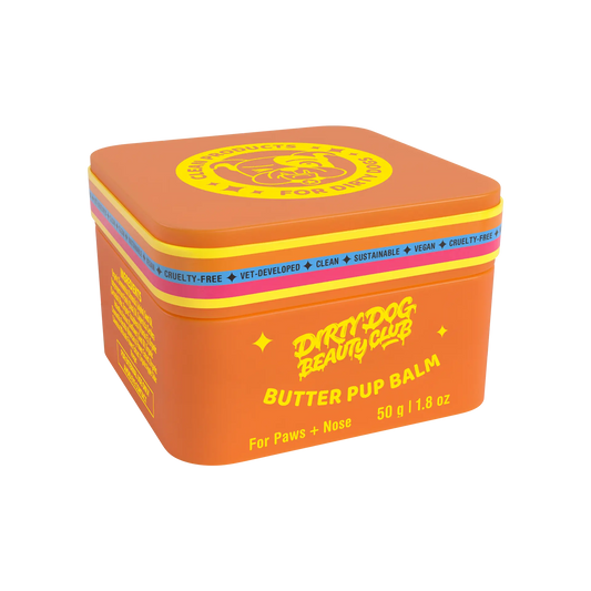 Butter Pup Dog Paw and Nose Balm – Vet-Developed Skin Barrier Protection for Dogs, Lick-Safe, Unscented, 1.8 Oz
